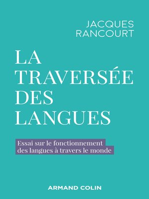 cover image of La traversée des langues